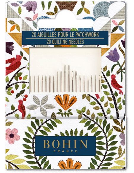 Boekje met 20 naalden voor patchwork Bohin