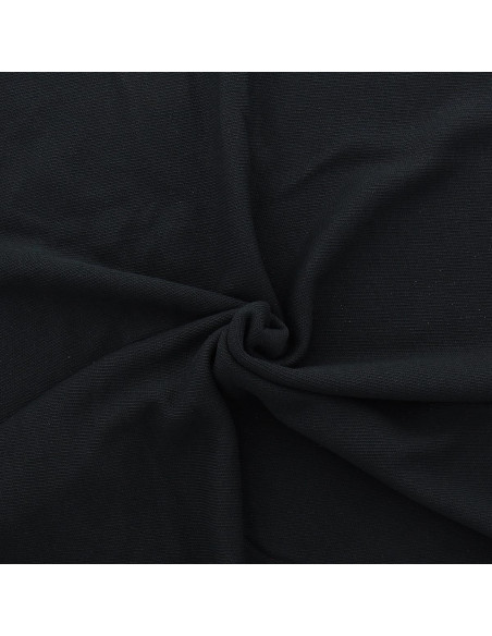 Gebreide jersey breistof - Zwart