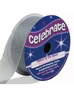 Organza lint Celebrate zilver - 20 mm x 5 m