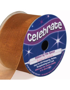 Organza lint Celebrate koper - 32 mm x 5 m