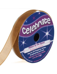 Organza lint Celebrate goud - 9 mm x 8 m