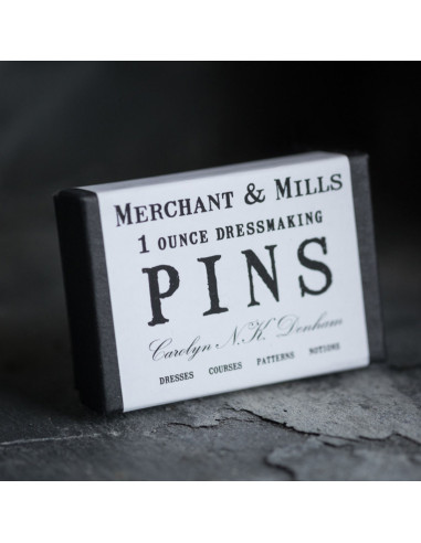 Doosje van 28 gr extra fijne spelden Merchant & Mills