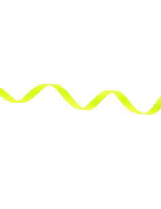 Fluorescerend satijnen lint - Geel