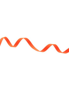 Fluorescerend satijnen lint - Oranje