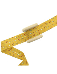 Sterrenpatroon 30 mm - Mosterdkleurig