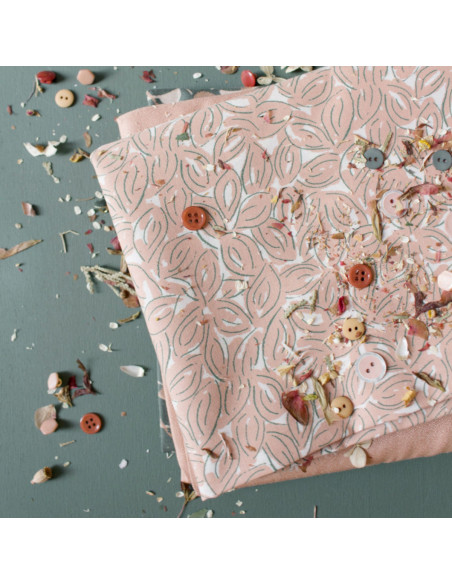 Katoenen gaasstof Petal Maple - Atelier Brunette