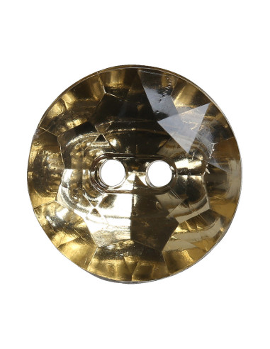 Set van 8 knopen met 2 gaten Cocktail 18 mm - Goud