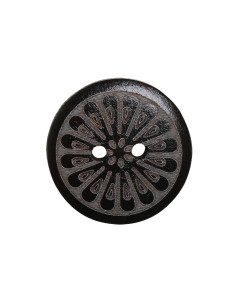 Pakket van 8 margriet houten knopen 18 mm 2