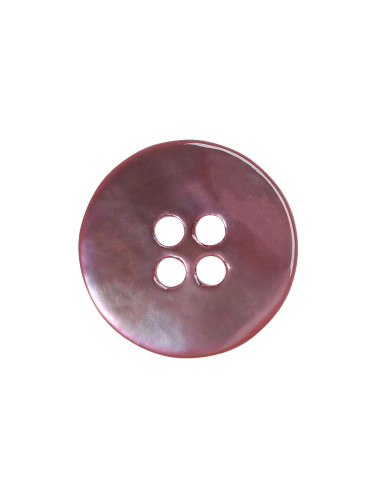 Set van 8 parelmoeren knopen met 4 gaten 15 mm - Roze