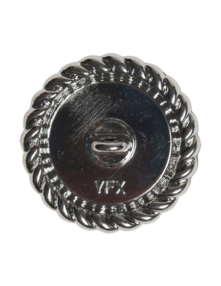 Set van 4 parelknopen 21 mm - Zilver