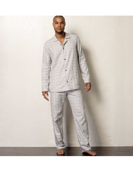 Patroon voor kamerjas, ceintuur, top, short en broek - Vogue 8964