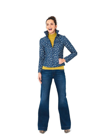 Patroon voor gilet en jas - Burda 6114