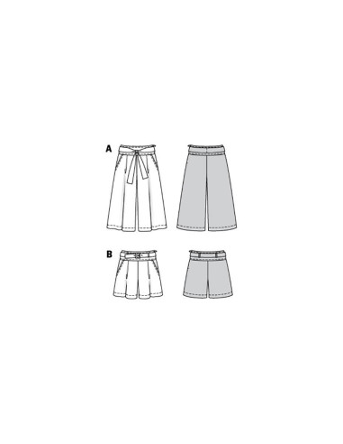 Patroon voor culotte-rok - Burda 6138