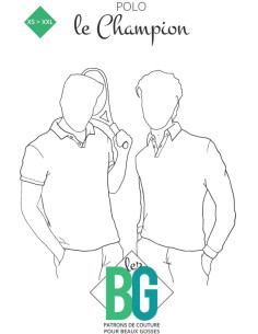 Polo patroon voor heren Le Champion - Les BG