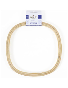 DMC fantasie houten borduurring - Vierkant 21 x 21 cm
