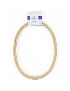 DMC Fantasie houten borduurring - Ovaal 18 x 24 cm