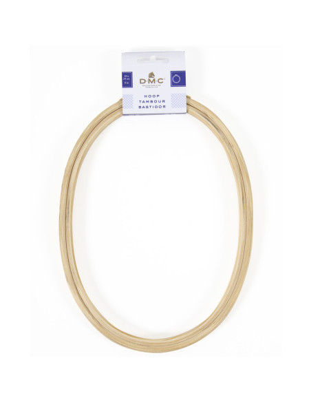 DMC Fantasie houten borduurring - Ovaal 18 x 24 cm