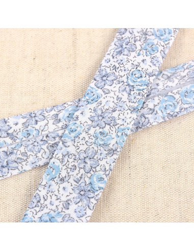 Bias bloemetje - Blauw