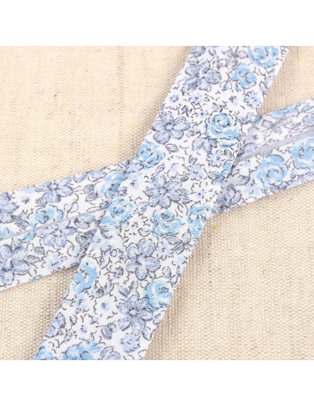 Bias bloemetje - Blauw