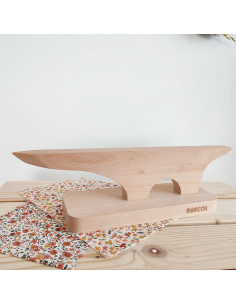 Houten pers voor perfecte plooien