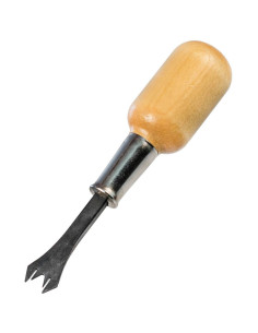Nietjesverwijderaar met houten handvat