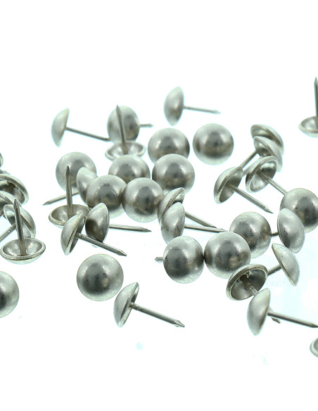 Ronde stoffeernagels - Aluminium