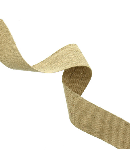 Jute band 85 mm natuurlijk