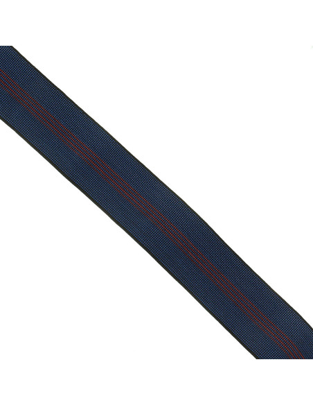 Elastische stoffeerder band 70 mm blauw en rood