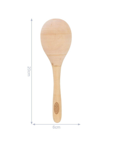 Rammelaar maracas 20 cm x 6 cm