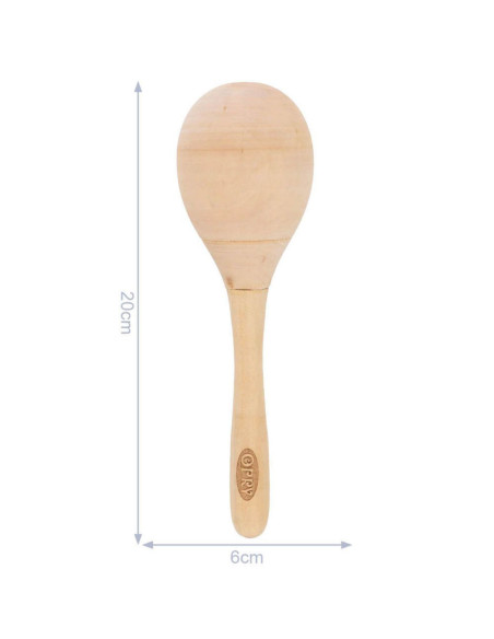 Rammelaar maracas 20 cm x 6 cm