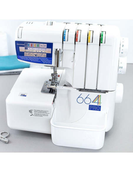 Afvalbak voor overlockmachine Elna 664 en 664 Pro