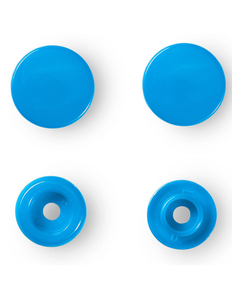 Set van 30 Color Snaps drukknopen 12,4 mm - Blauw