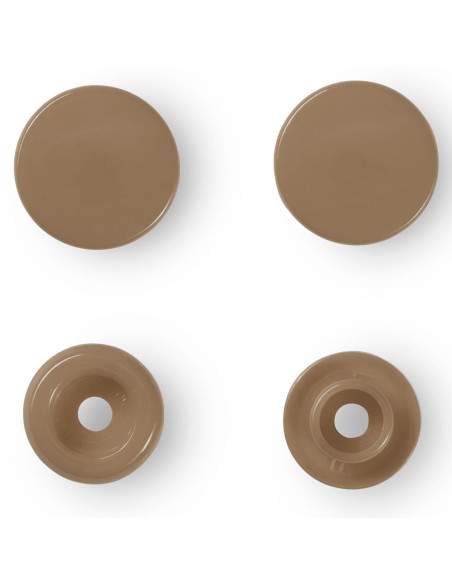 Set van 30 Color Snaps drukknopen 12,4 mm - Goud