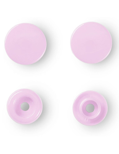 Set van 30 Color Snaps drukknopen 12,4 mm - Roze