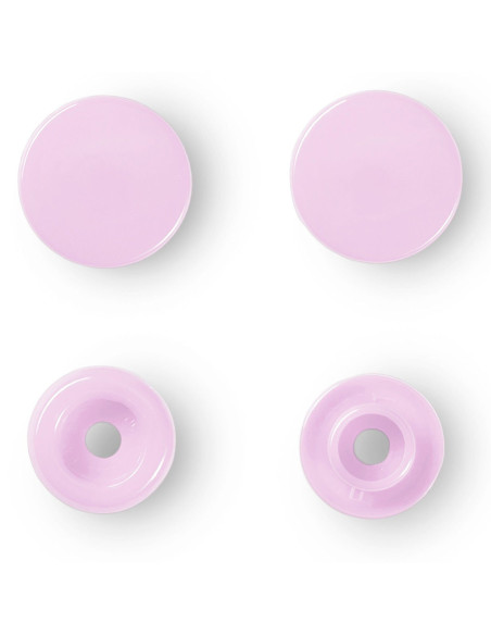 Set van 30 Color Snaps drukknopen 12,4 mm - Roze