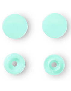 Set van 30 Color Snaps drukknopen 12,4 mm - Mintgroen 2