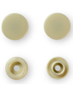 Set van 30 Color Snaps drukknopen 12,4 mm - Beige 2