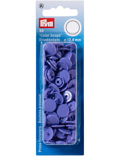 Set van 30 drukknoopjes Color Snaps 12,4 mm - Lila