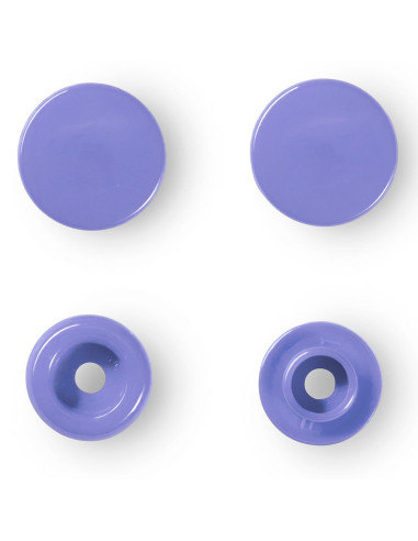 Set van 30 drukknoopjes Color Snaps 12,4 mm - Lila