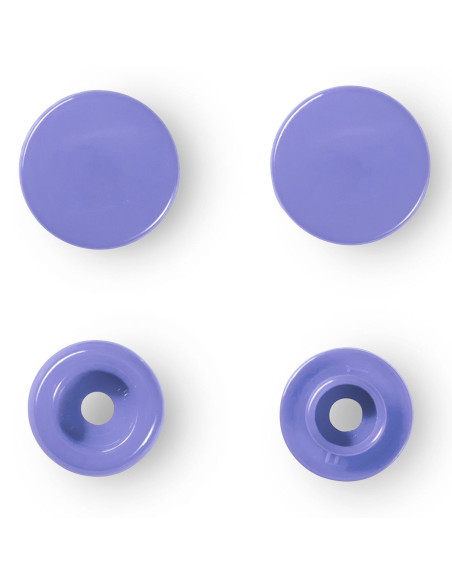 Set van 30 drukknoopjes Color Snaps 12,4 mm - Lila