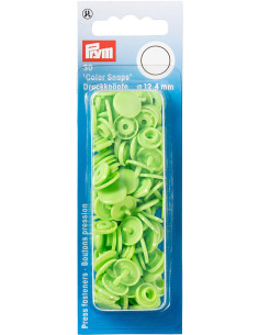 Set van 30 drukknoopjes Color Snaps 12,4 mm - Appelgroen