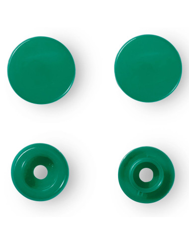 Set van 30 Color Snaps drukknopen 12,4 mm - Grasgroen