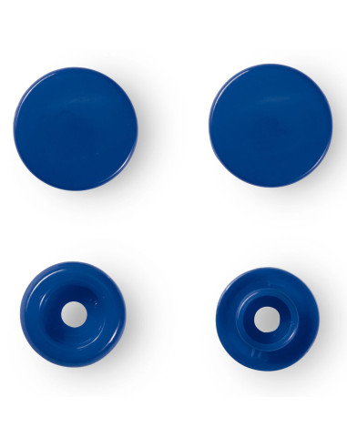 Set van 30 Color Snaps drukknopen 12,4 mm - Donkerblauw