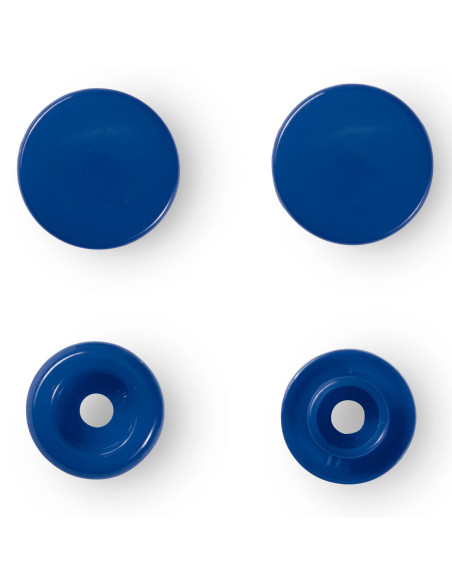 Set van 30 Color Snaps drukknopen 12,4 mm - Donkerblauw