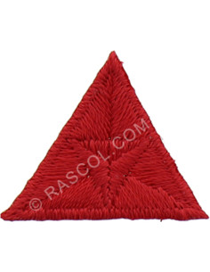 Strijkembleem vlieg - Rood