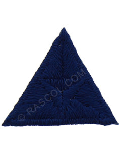 Strijkembleem vlieg - Licht marineblauw