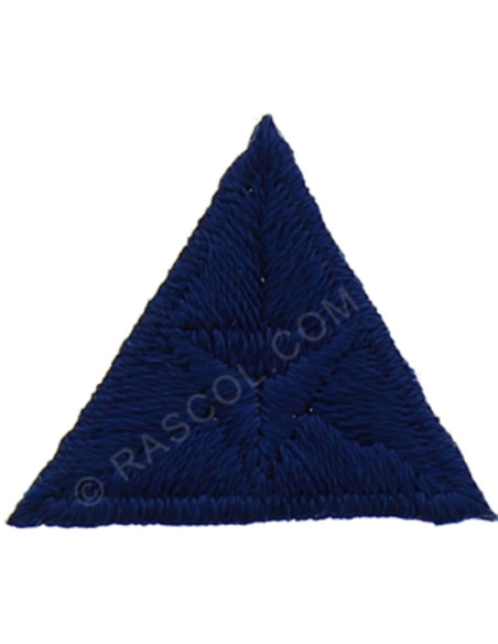 Strijkembleem vlieg - Licht marineblauw
