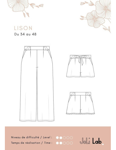 Lison broekpatroon - Joli Lab
