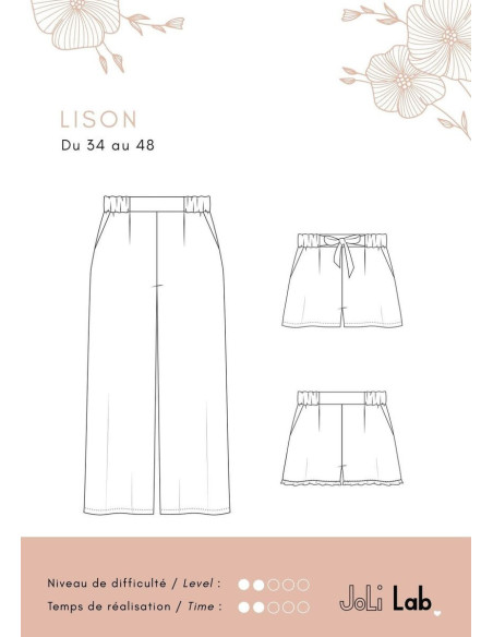 Lison broekpatroon - Joli Lab