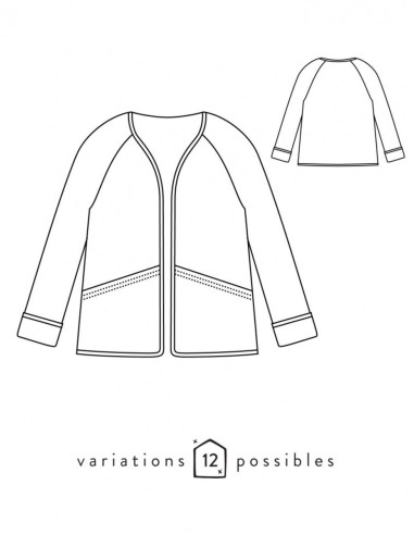 Absolu jas patroon - Atelier Scämmit